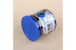 China Aluminum Easy Open Lid Plastic Cylinder Containers Nuts Packaging Canister supplier