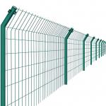 Powder Coated RAL6005 Color Metal Wire Mesh Fencing For Railway Protection for sale