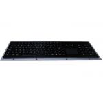 103 Keys Metal Trackball Keyboard Electrophoretic Black IP65 Dust Proof for sale