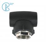HDPE Socket Fusion Fittings Female Tee PE100 PN16 SDR11 For Industrial Liquids Transportation for sale