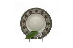 China 7 Melamine Salad Plate For Round And Deep Shape With Ripple supplier
