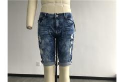 China 5 Pockets Boys Stretch Denim Shorts With  98% Cotton 2% Elastane TW81110 supplier