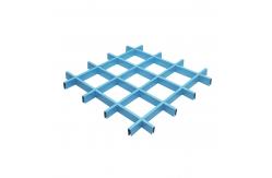 China Open Cell Metal Grille Ceiling Customized Aluminium Suspended Ceiling Grid supplier