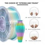 Toughness Enhanced Rainbow Filament For 3d Printer PLA Plus Silk Mini Color for sale