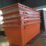 Waste Disposal Trailer Skip Bin Construction Machinery Test Report Provided for sale