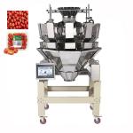 Automatic Waterproof 10 Head Weigher Cherry Tomato Weighing For Plastic Tray for sale
