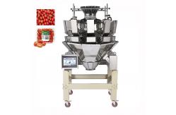 China Automatic Waterproof 10 Head Weigher Cherry Tomato Weighing For Plastic Tray supplier