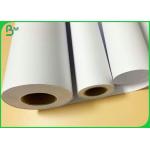 80GSM 50Inches White Blue CAD Printing Plotter Paper For Engineering Drawing