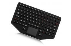 China Customized Mini 89 Key Silicone Industrial Keyboard Ruggedized Touchpad Keyboard supplier