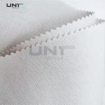 Double Side Brushed Polyester Tie Interlining Fabric Dye Woven For Necktie