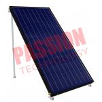 Blue Film Absorber Coating Solar Flat Plate Collector Black Frame Color for sale
