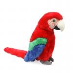 Polyester Fiber Stuffing Bright Red Macaw Stuffed Animal Gift For Kids plush toys for sale