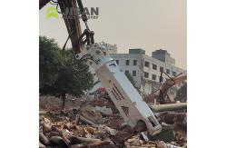 China Single Cylinder Hydraulic Rotating Concrete Scrap Shear For Excavator supplier
