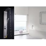 European Style Brushed Nickel Shower Tower ROVATE 1500mm*260mm Compact Size for sale