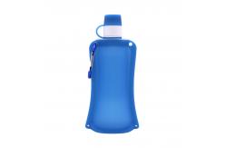 China Anti Spill Silicone Expandable And Foldable Drinking Water Bottle supplier