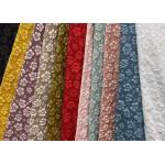 Embossing Pattern 145cm Upholstery Jacquard Fabric Embroidered Anti Mildew