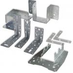 Multi Shaped Steel Wood Timber Connectors Bracket Joist Hangers Metal Accessories Timber Connectors for sale