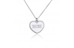 China Enamel Sterling Silver Letter Pendant supplier