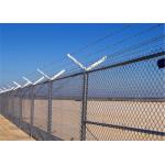 8 Foot Boundary Wall Chain Link Fence Fabric Pvc Coated Use Wire Mesh