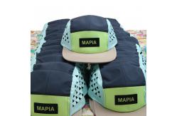 China Nylon 5 Panel Camper Hats Breathable Quick Dry Five Panel Running Cap supplier