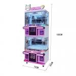 Customized Four Player Crane Doll Claw Machine for Multiplayer Fun at Amusement Park for sale
