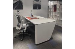 China Luxury White Mdf CEO Ergonomic Executive Manager Desk With Drawers supplier