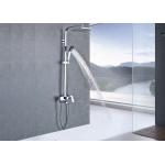 Chrome Temp Control Rainfall Shower Set , Bathroom Shower Systems Water Powered for sale