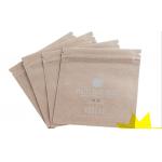 Compostable Biodegradable Zip Lock Pouches PBAT PLA Composite 3 Side Sealed for sale