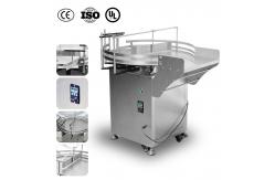 China Industrial Grade Bottle Unscrambler Turntable Low Energy Consumption Rotary Unscrambler supplier