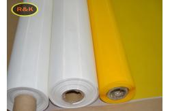 China Monofilament Plain Weave Polyester Silk Screen Printing Mesh White Durable supplier