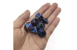 China Multifunctional  Custom Polyhedron Dice Set Handcrafted Nontoxic Metal Polished supplier