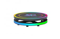 China Adjustable Selfie Stand 360 Camera Booth Rotating 360 Ring Light Photo Booth supplier