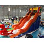 Factory Commercial Goldfish Inflatable Slide Inflatable Dry Slides For Outdoor for sale