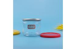 China 340ML Peanuts Plastic Food Cans With Aluminum Easy Open End supplier