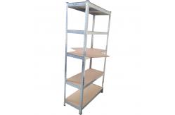 China 5 Tier Racking Shelves Adjustable Metal Shelves Multi Purpose Boltless 180x90x40CM supplier