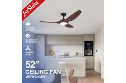 China 1stshine Ceiling Fan With Light Modern Plastic Blade Low Noise Dc Motor supplier