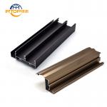 Black Anodized Aluminium Window Profiles ODM Curtain Wall Aluminium Profiles for sale