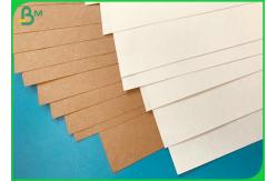 China 30G 40G Virgin Pulp White & Natural Kraft Paper Roll With 640mm 790mm Width supplier