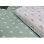 150-200g/m2 Flannel Cotton Fabric Print Cloth 100% Cotton Accept Customization for sale