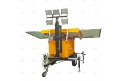China Solar Led Lighting Trailer Mounted 7 Meters Telescopic Mast For Mining Lighting supplier