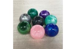 China Folk Art Cloudy Crystal Ball , Resin Custom Marble Ball supplier