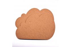 China Home Bulletin Cloud Shaped Cork Board Sustainable High Density supplier