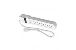China 6 outlet Power Strip and Extension Socket With 15A Circuit Breaker Surger Protector supplier