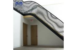China Modern Aluminium Staircase Railing Luxury Balcony Aluminum Step Railing supplier