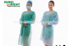 China Laboratory Single Use Non Woven SMS Medical Isolation Gown supplier