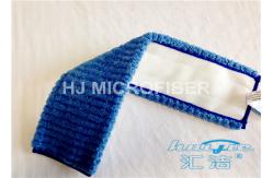 China Blue Non-Woven Microfiber Dust Mop / Wet Floor Mop 80% Polyester supplier