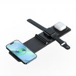 Fast Charging Folding Wireless Charger For IPhone Airpods AppleWatch Fast Charger for sale