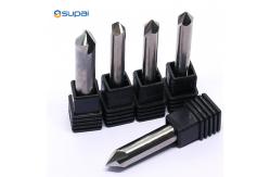 China Coating Carbide Chamfer End Mill Cutters 60 Degree Angle supplier