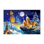 0.75mm Thickness Plastic Animal 3D Lenticular Pictures For House Decoration for sale