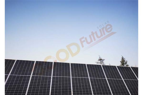 Horizontal 2p Solar Powered Tracking Device 0.5kwh Ground Mount